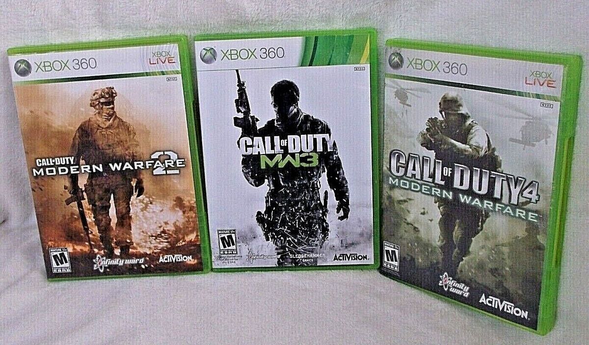 Call of Duty Modern Warfare 2 3 4 XBOX 360 Lot | eBay