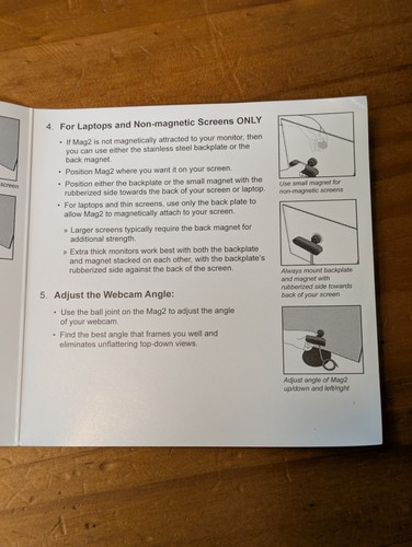 PlexiCam Mag2 | Le support de webcam magnétique Display-Safe pour maintenir le contact visuel - Photo 10/10