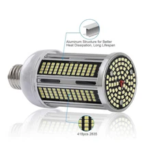 Super Bright 400W Eq LED Bulb 40W 360-Chip Corn Light E26 5040lm 5000K Daylight