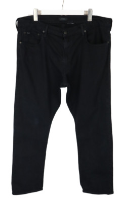POLO RALPH LAUREN Black Label Jeans Herren W38/L30 Tapered Fit Faded Black