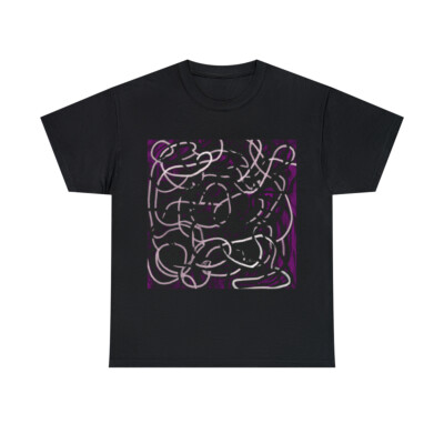 T Shirt Unisex Random Doodle Drawing Odd Curiosity Obscure Art