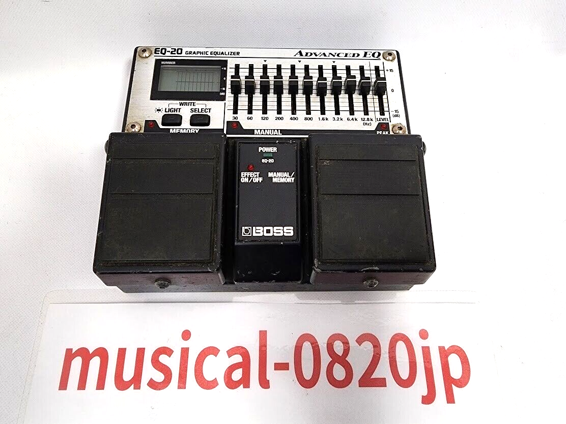 ギター BOSS EQ-20 GRAPHIC EQUALIZER Boss EQ-20 Graphic Equalizer Advanced EQ Guitar Effect Pedal