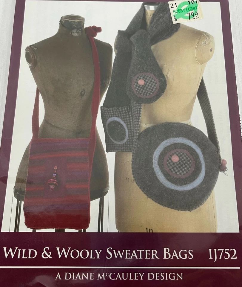 2 Indygo Junction Diane McCauley Patterns Bags, Scarf, Totes IJ754 + IJ752 UC FF - Image 3 of 4