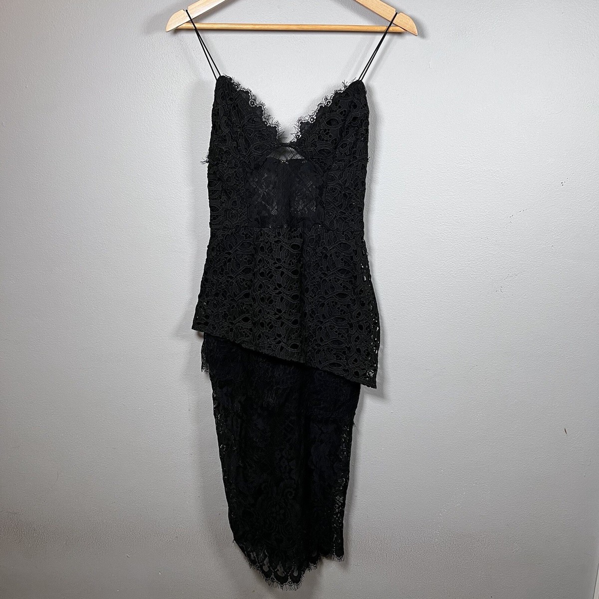 Fashion Nova Highly Desired Lace Midi Black Bodycon Corset Bodice Women's  Size M | eBay