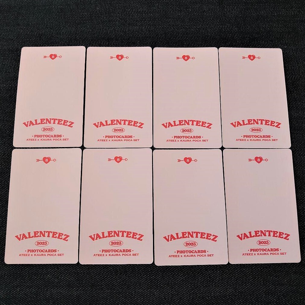 ATEEZ x KAURA VALENTEEZ Limited Official VALENTINE Photocard Photo