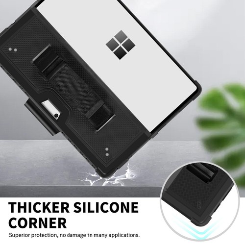 For Microsoft Surface Pro 9 8 Tablet Case Hard Back rubber Cover Built in Strap - Picture 37 of 52