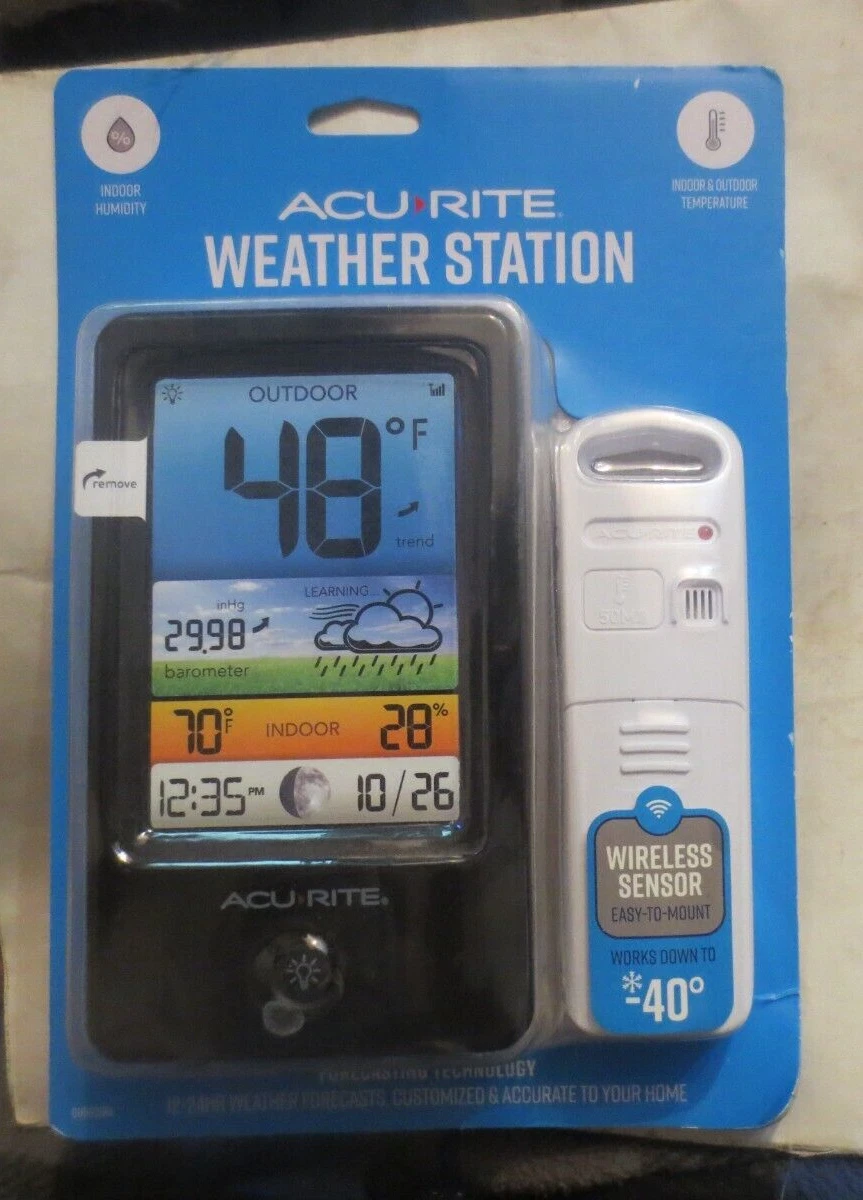 AcuRite Digital Weather Station with Wireless Outdoor Sensor in