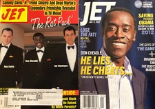 Don Cheadle 1992, 2012 JET Magazine Lot of 2