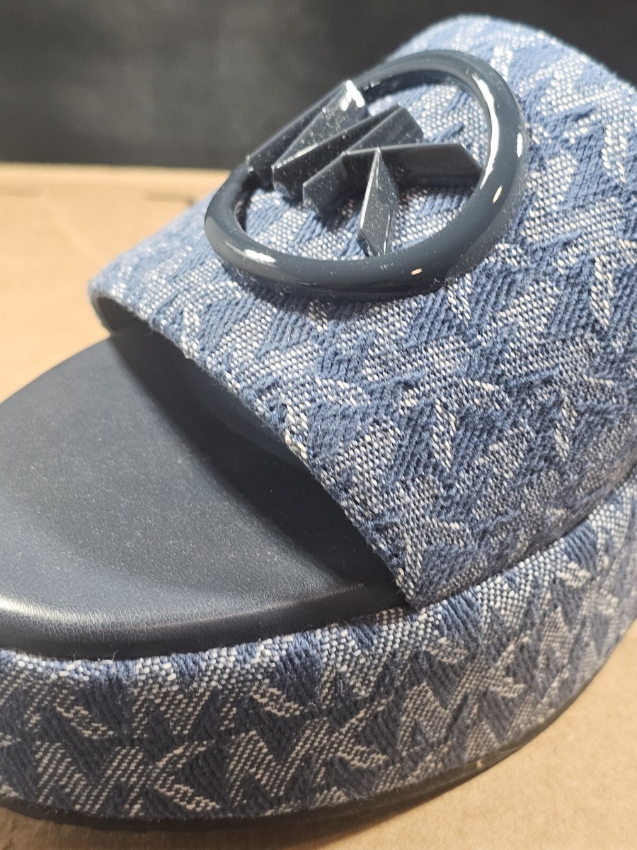 Michael Kors SADLER WEDGE サンダル マイケルコース Amazon.com | Michael Kors Sadler Wedge Dahlia Multi 6 M