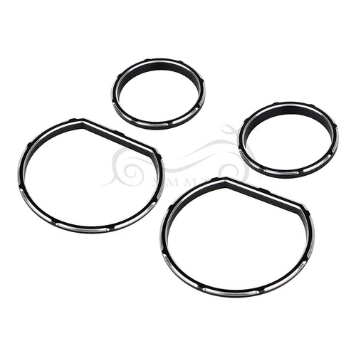 Burst Instrument Gauge Trim Bezel Kit For Harley Electra Street Road Glide FLTRX - Picture 7 of 12