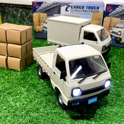 Mini Kei Truck Wpl D12 Rc Car Drift Climbing Truck Led Light  Electric