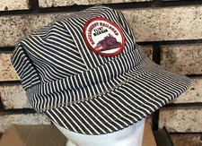 Conductor Engineer Hat Huckleberry Railroad Flint Michigan Train Cap Child’s XL