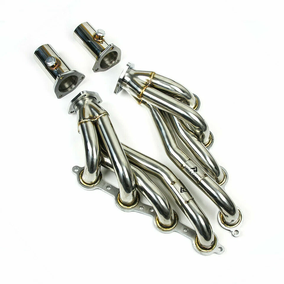 Cabezales intercambiables 304SS para Chevy C10 Chevelle Camaro Caprice LS1 LS2 LS6 LS7 LSX 5.3 Foto 2 de 4