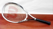 Wilson Tour Slam Black White Tennis Racquet 4-1/2" Grip L-42 tennis-racket-bat