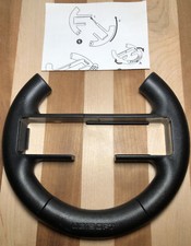 Nintendo Wii- Black Thrustmaster Ubisoft Steering Wheel For Wii Or Wii U