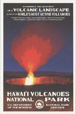 Hawaii Volcanoes National Park Fire Eruption Robert B Decker UNP Postcard 9821a
