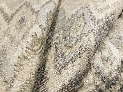 Kravet Couture Diamond Velvet Upholstery Fabric- Modern Contrast / Dove 0.45 yd