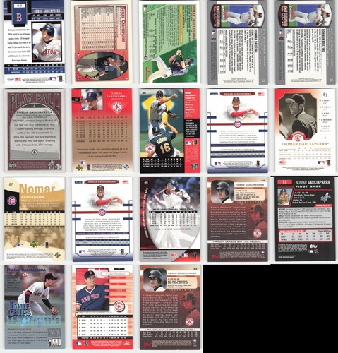(90) Nomar Garciaparra Lot MLB Baseball Cards Base Inserts Collection - Picture 13 of 14