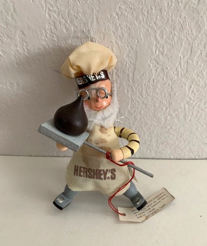 Vintage Hershey Kurt Adler Wooden & Plastic Christmas Ornaments 1985-1989 - Picture 12 of 17