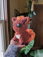 Vulpix Pokemon Handmade Crochet Amigurumi Stuffie