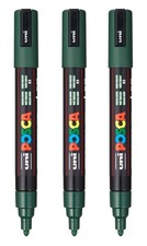 PC-5M Water-Based Paint Markers Reversible Medium Tip 1.8-2.5mm English Green