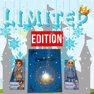 Disney Frozen Elsa Geschenkset   Buch + 2 Figuren   NEU & OVP - LIMITED EDITION
