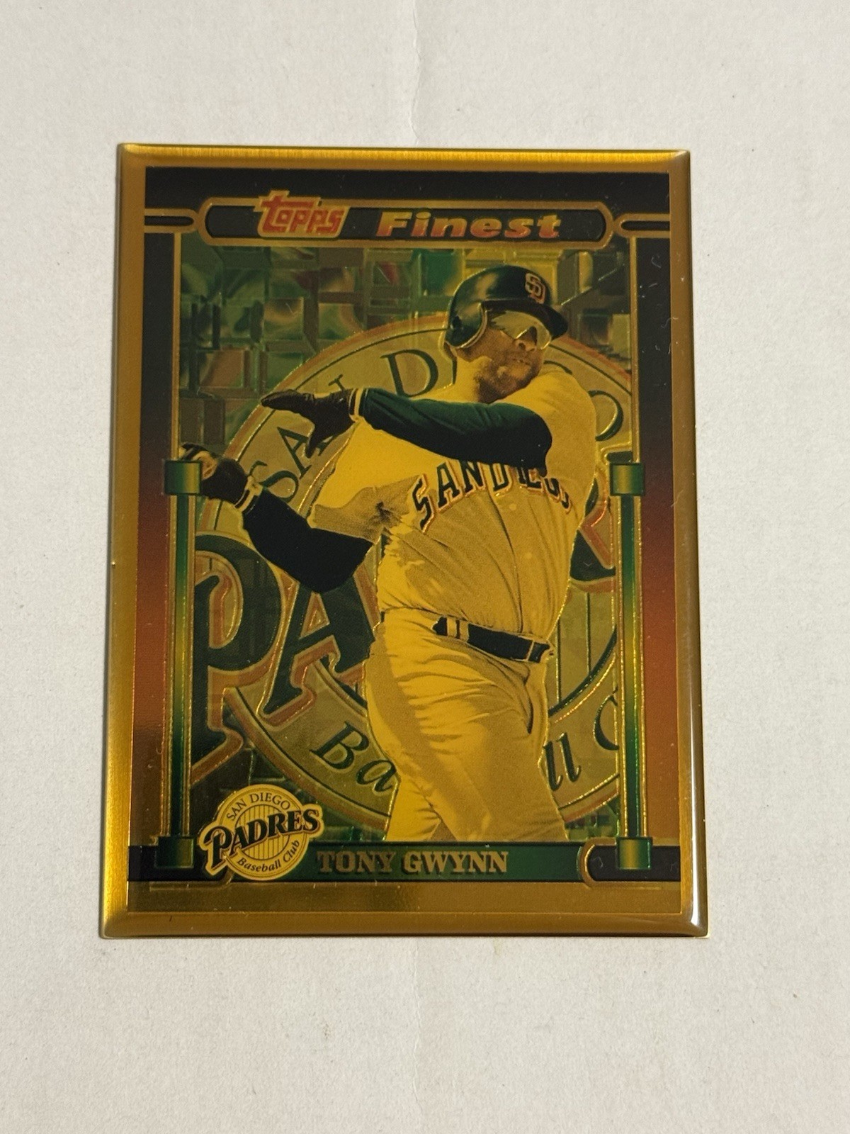 1995 Topps Finest Bronze Mail In Tony Gwynn San Diego Padres - MINT