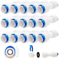 Wasserzulaufleitung Universal Anschluss-Set RO Fitting 6,35Mm 15 Stk