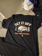Set It Off Band Fake Ass Friends Ablum T-shirt S to 5XL 2F1361