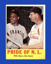 1963 Topps Set-Break #138 Willie Mays/S.Musial EX-EXMINT *GMCARDS*