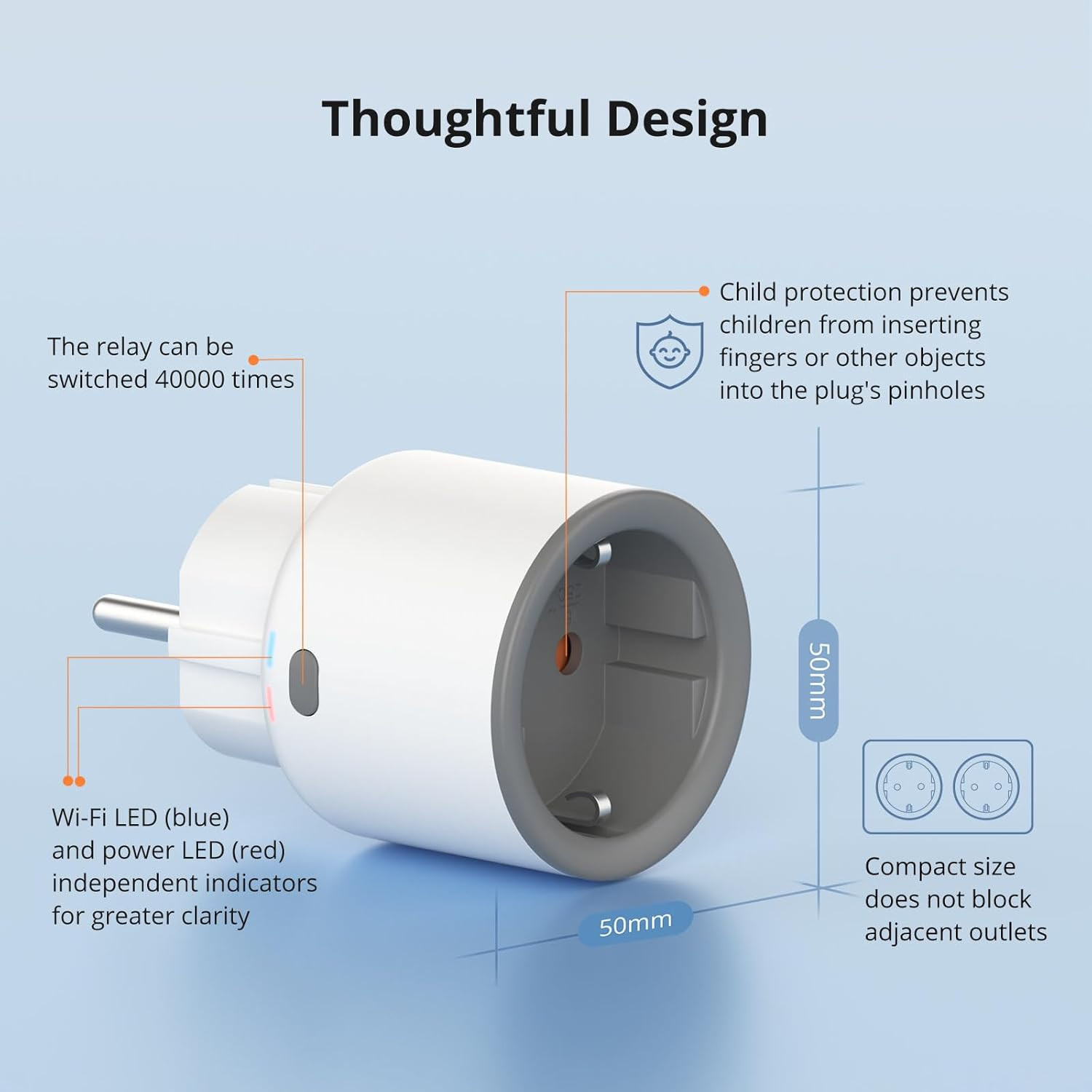 Kit 4x S60TPF Smart Plug 16A: Monitoraggio Energetico Wi-Fi Avanzato - 3