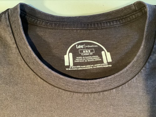 NUOVA TSHIRT 2024 THE BLACK CROWES TAGLIA M LEE VESTIBILITÀ CLASSICA MARRONE DOUBLE FACE - Foto 3 di 7