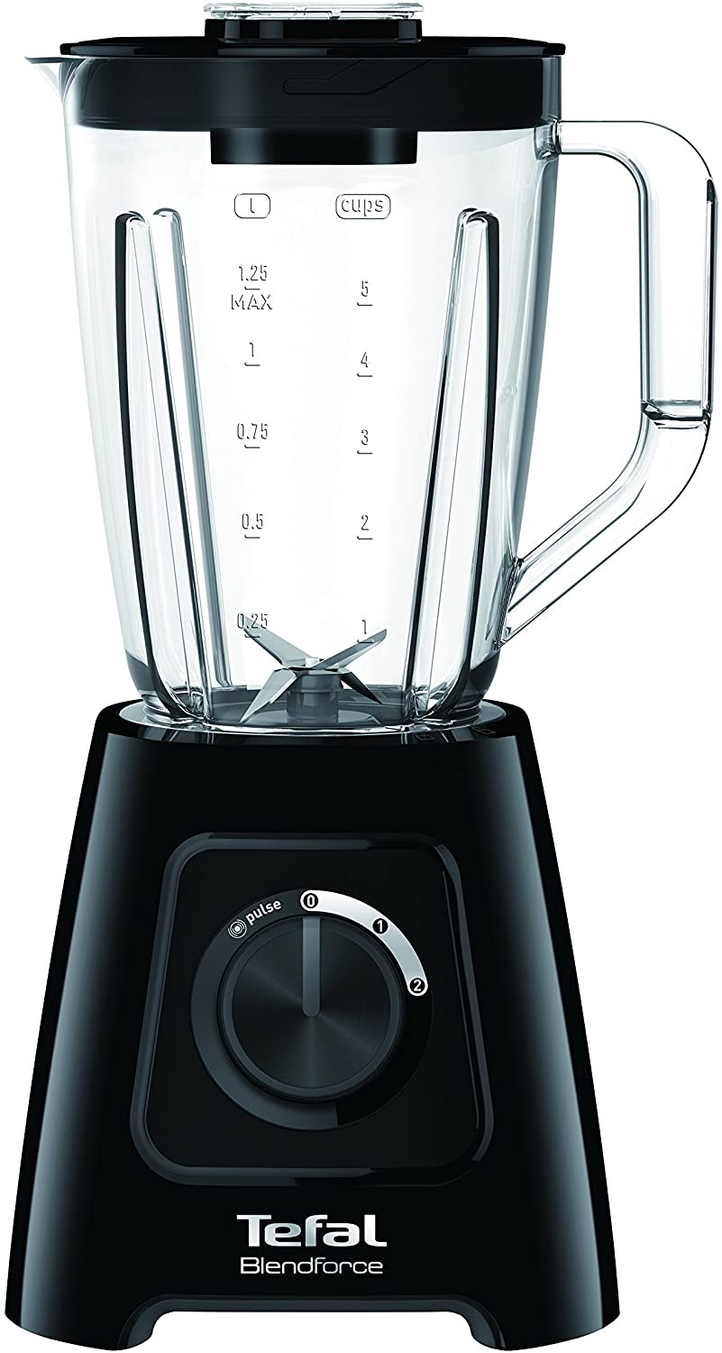 Tefal BL420840 Jug Blender with 2 Speeds Blendforce II 1.5L 600w Black