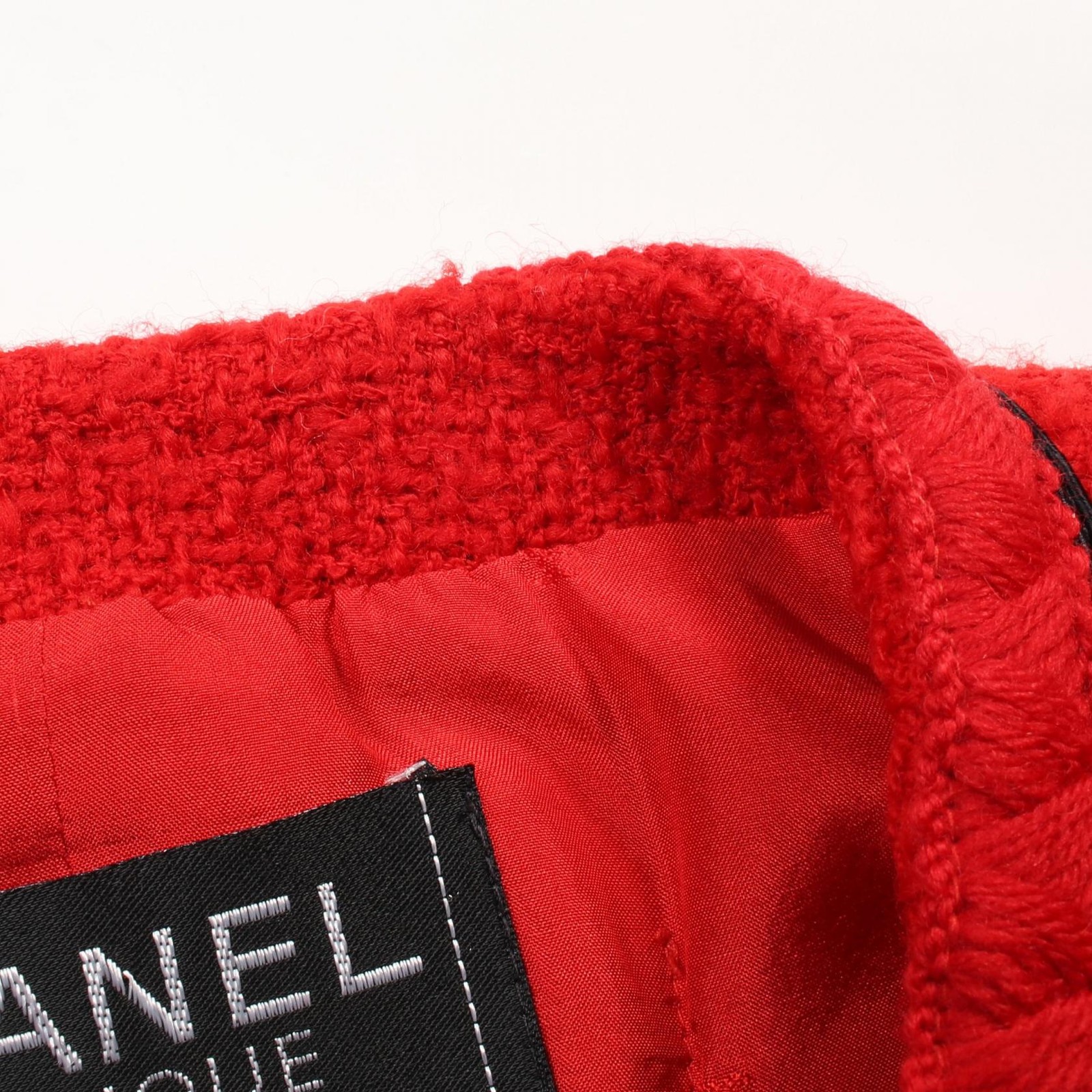 CHANEL Coco Mark Button Outer Wool Nylon Ladies R… - image 7