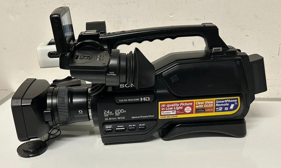 Sony HXR-MC2500 Full HD 1920x1080 Shoulder Mount Full HD AVCHD Video Camera - Image 3 of 4