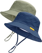 Baby Sun Hat Toddler Boy Bucket Hat Kids Summer Beach Hat Wide Brim Sun Prote...