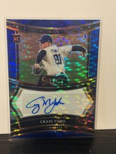 2025 Panini Select Craig Yoho RC Auto Milwaukee Brewers