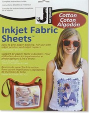 3 Cotton Inkjet Fabric Sheets; 8.5 x 11 Ten Packs Each
