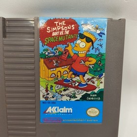 The Simpsons: Bart vs. the Space Mutants (Nintendo NES, 1991) Tested Working