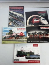 LOT OF 5 Fleischmann Model Train Catalogs 85/86,87/88,88/89,89/90,2018