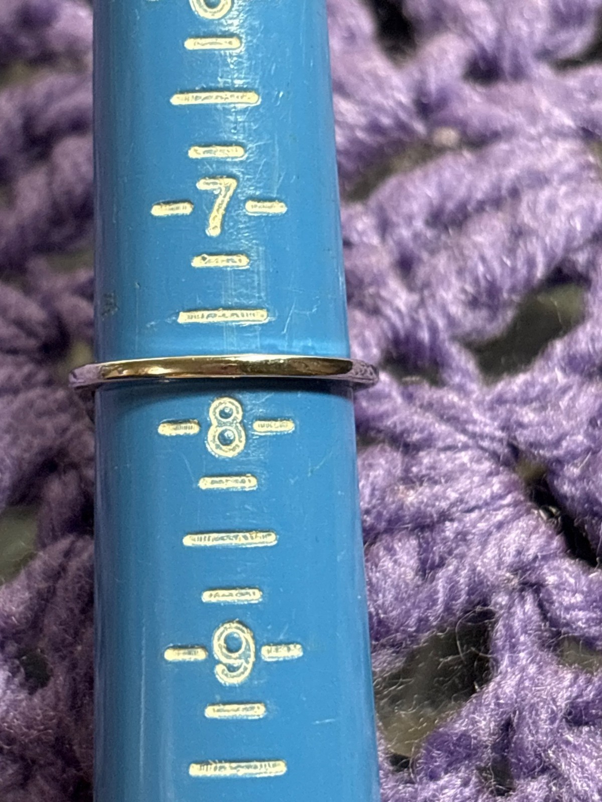 Silvertone Wave Ring Size 7.75 - image 2