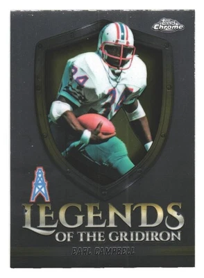 2025 Topps Chrome NFL Football Houston Oilers Legends Earl Cambell - Bild 1 von 2