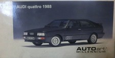 AutoArt 70301 1 18 Audi Quattro UR 88 LWB STREET CAR (Satin Black Metallic) (Clo