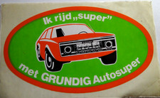 Dutch Aufkleber Grundig Statomat Autosuper Autoradio 70er Oldtimer Niederlande