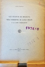 Los Estatutos de Bolonia en la edición de Luigi Frati
