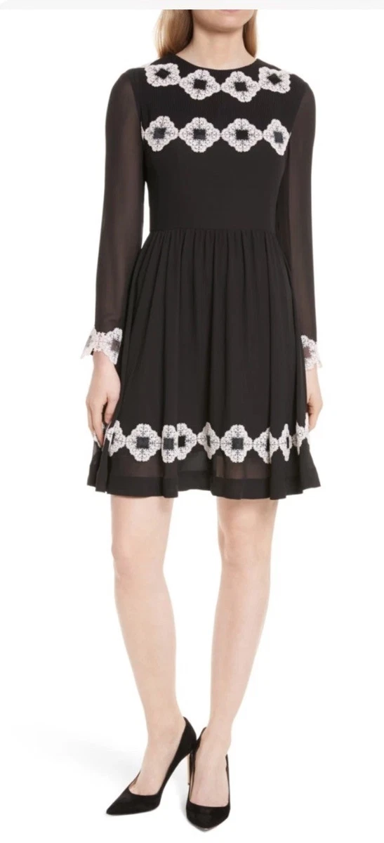 white linen embroidered dress Rona Linen Embroidered Dress main image 0