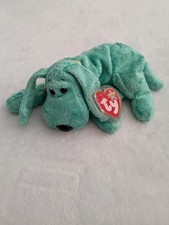 Ty Beanie Baby Diddley The Dog  2001 Retired Mint With Tag Protector