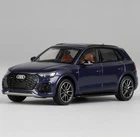 JKM 1:64 Blue Q5L City SUV Sports Model Diecast Metal Car