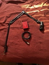 Audio Technica AT 2020 Studio Mic With A Scarlett Solo 2 And XLR Cables