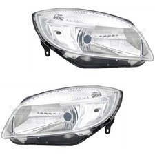 Scheinwerfer Set rechts & links H4 für Skoda Fabia II 542 545 Roomster 5J